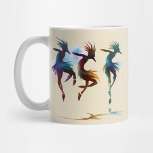 Dance In The Dust Storm Kokopelli Art Mug